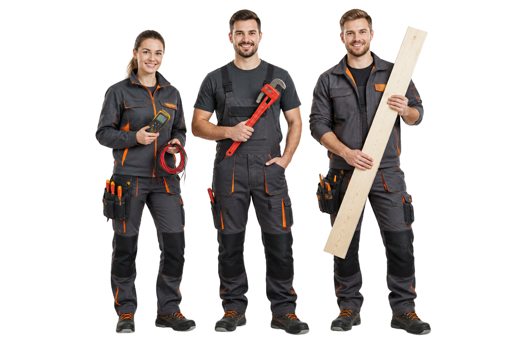 Handwerker im Betrieb